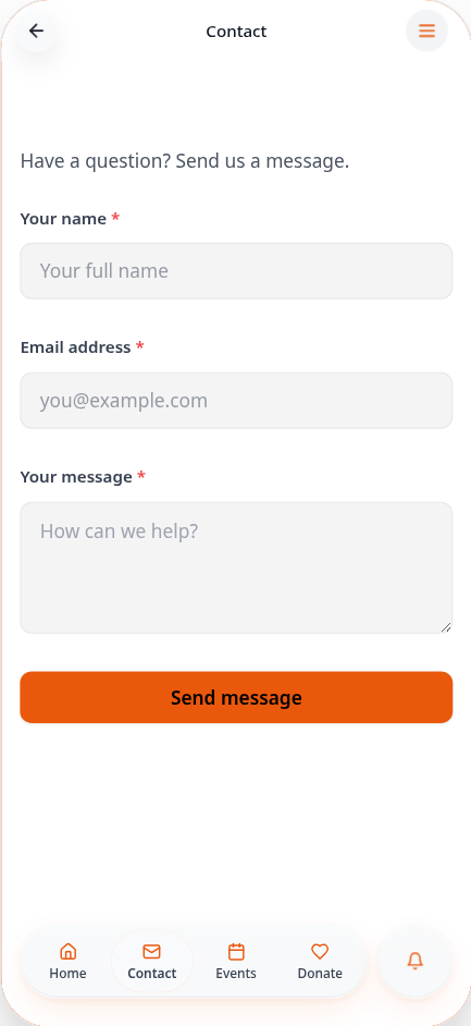 Create a form