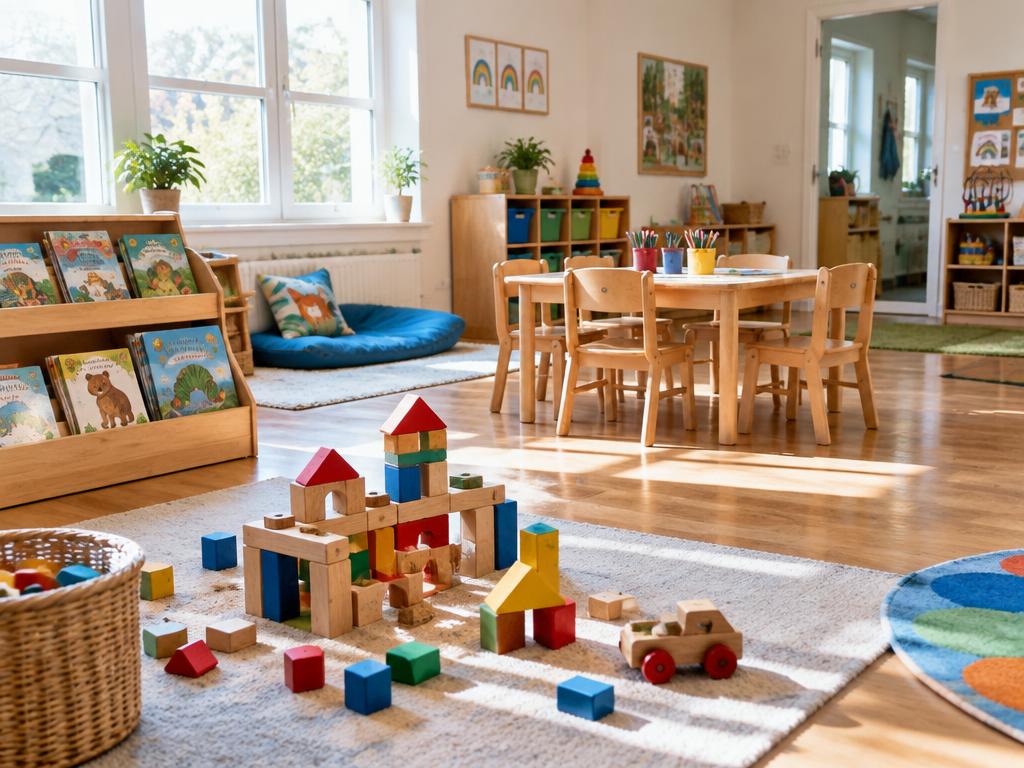 A view inside an independent childcare business