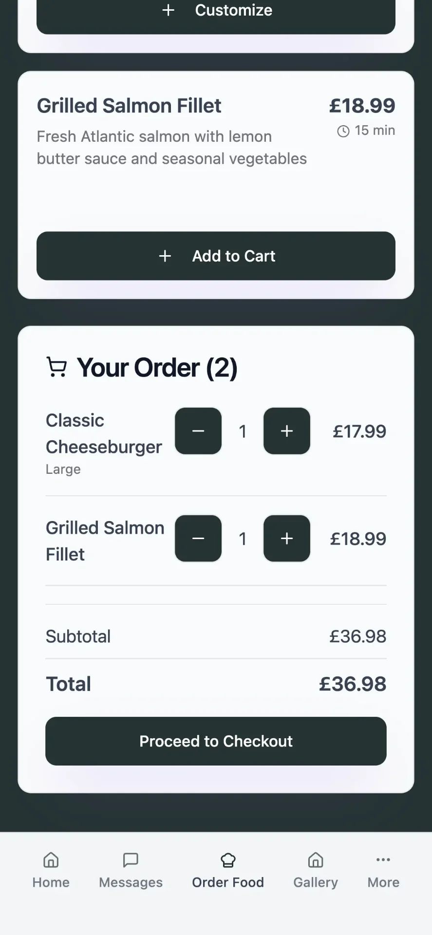 Restaurant App