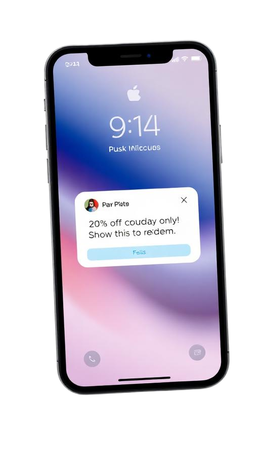 App screen — Push Notifications