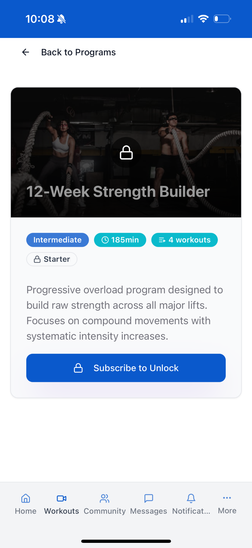 Subscribe to unlock paywall in the PWA