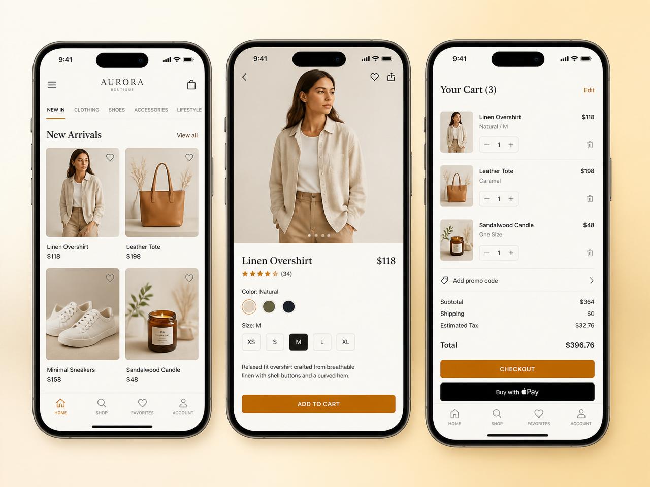 AppBuild app example showing branded shop home — AppBuild vs Interflora app builder comparison