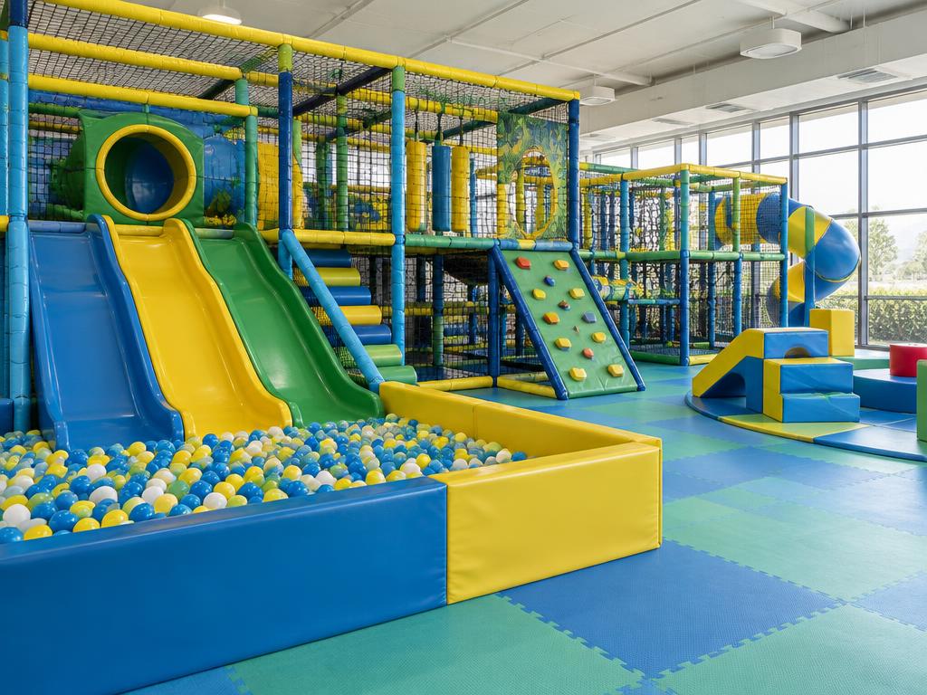 A view inside an independent soft play business