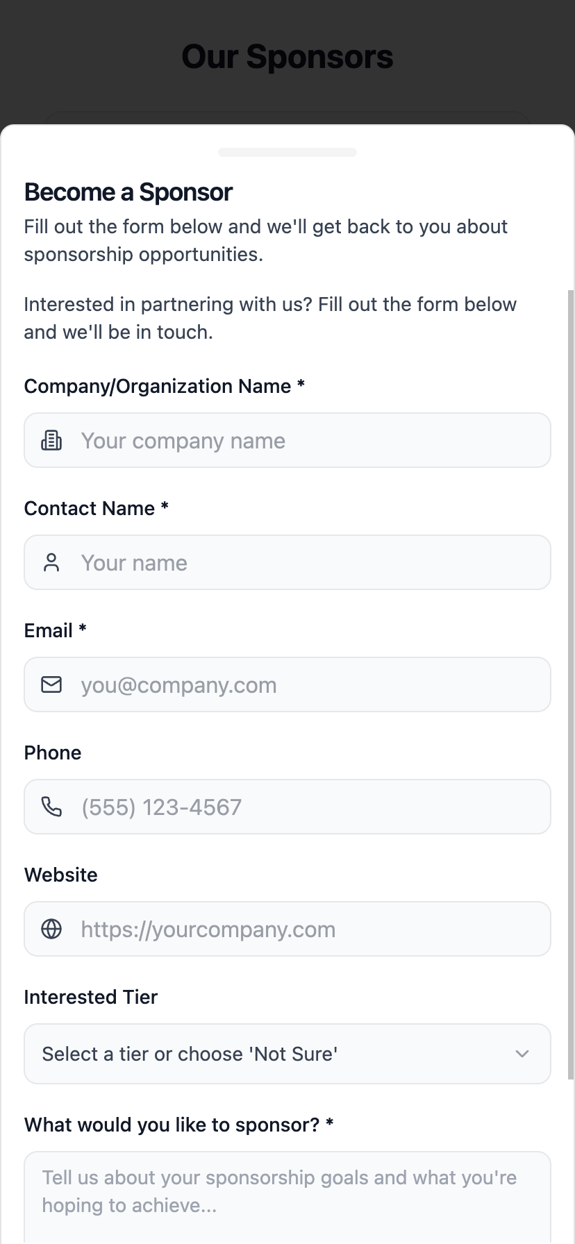 App screenshot